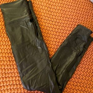 Spanx leather leggings
